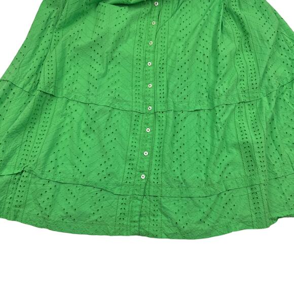 Urban Outfitters Boho Eyelet Cotton Sexy Maxi Sundress Women's Size Medium - Picture 5 of 13